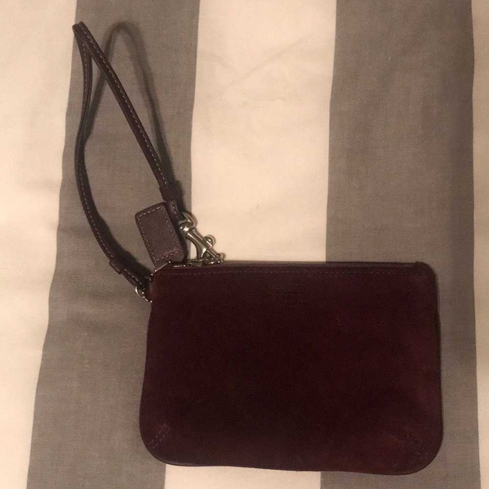 Coach late 2000s Wine wristlet